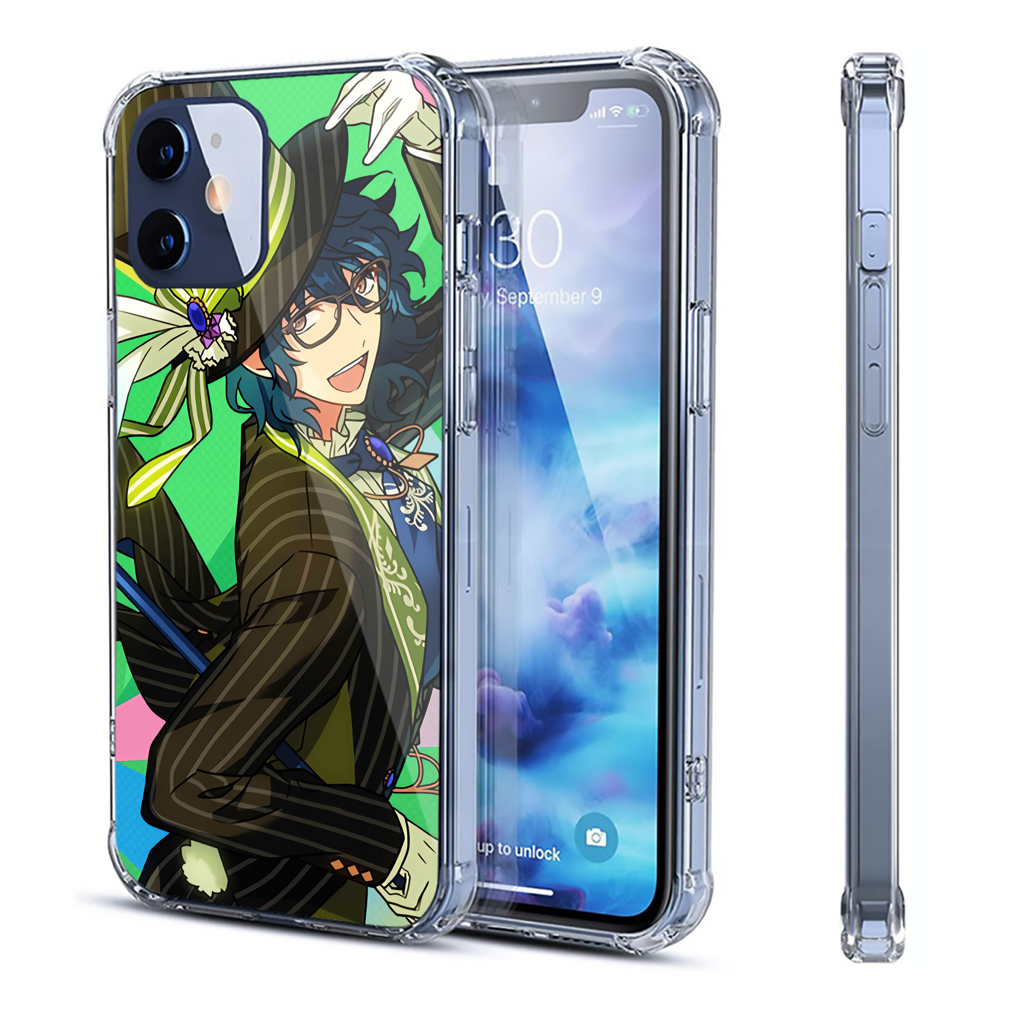 （画像用） あんさんぶるスターズ! Ensemble Stars 【iPhone 12シリーズ対応】透明スマホケース（クリアソフトケース）